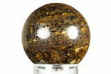 Golden Amphibolite Sphere - Western Australia #309129-1